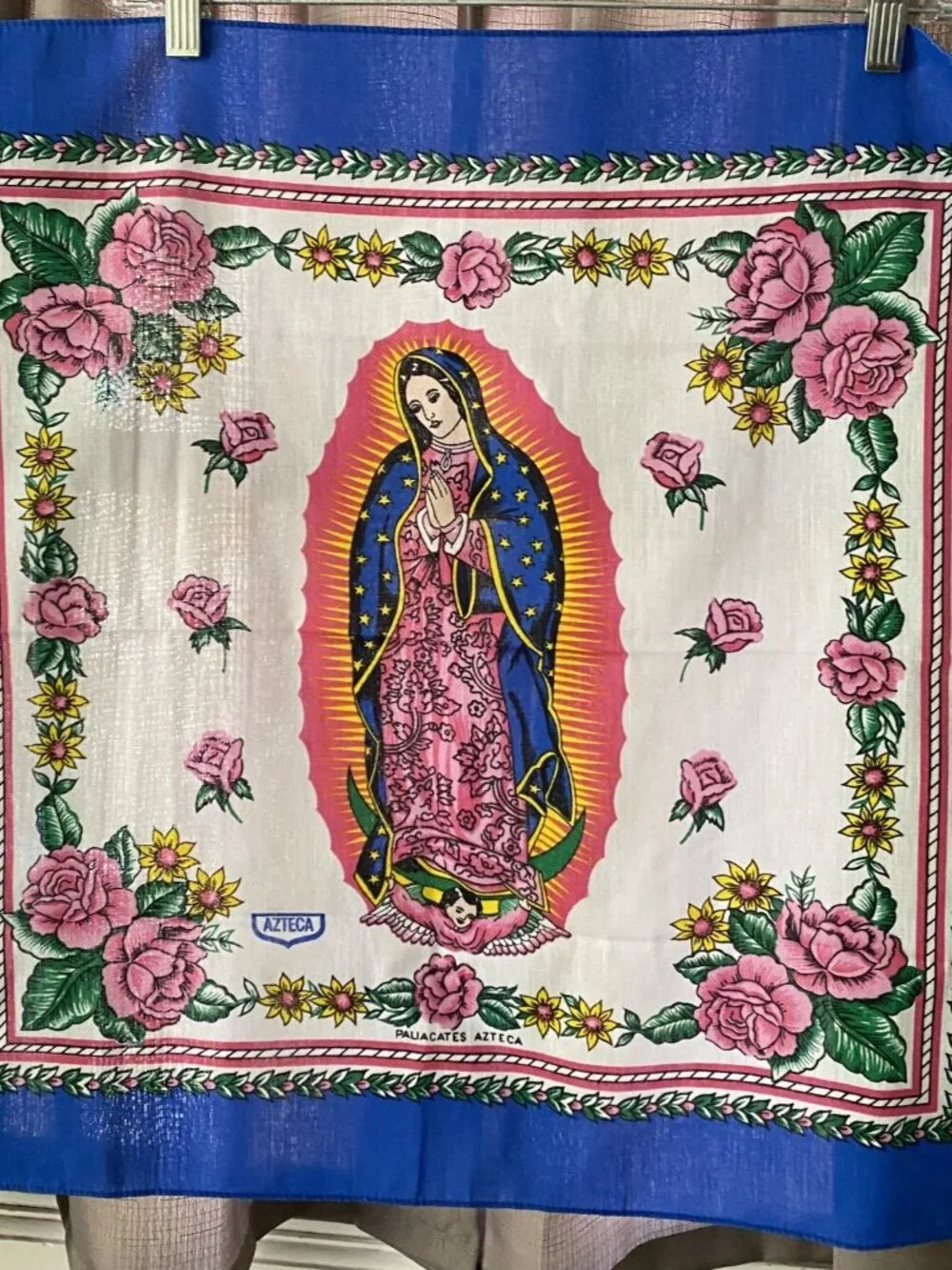 Virgin Of Guadalupe 22 Inch Square Scarf - Picture 1 of 6